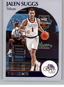 2021-22 panini chronicles draft picks hoops retro #53 jalen suggs gonzaga bulldogs official ncaa basketball trading card in raw (nm or better) condition