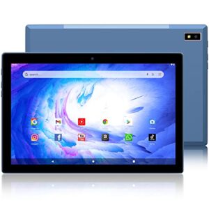 tablets 10 inch android tablet, 5g wifi tablet octa-core processor, 4gb ram 64gb rom, expandable to 128gb storage, 13.0 mp rear camera, ips hd touchscreen display, 6000mah battery, bluetooth (blue)