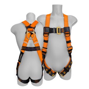 frontline 100vtb combat™ economy series full body harness with tongue buckle legs (universal) | osha and ansi compliant