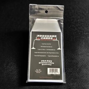 100 psa perfect fit sleeves graded card sleeves for psa slabs & more