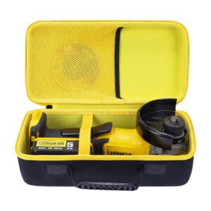 khanka Hard Tools Case Replacement for DEWALT 20V MAX Angle Grinder Tool (DCG413B), Case Only