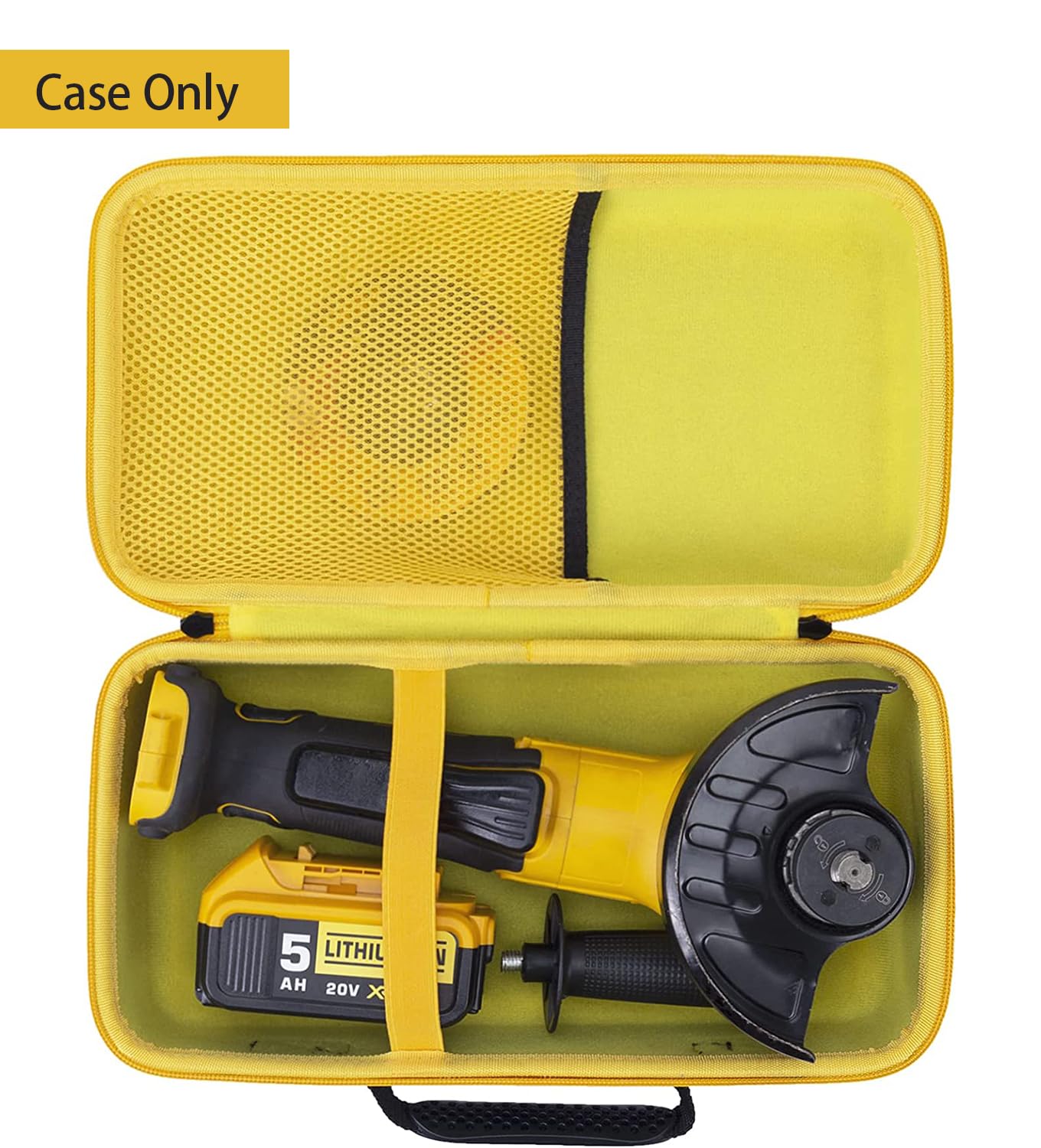 khanka Hard Tools Case Replacement for DEWALT 20V MAX Angle Grinder Tool (DCG413B), Case Only