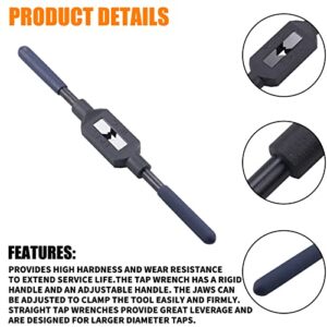 MRELC Adjustable Tap Reamer Wrench Handle, Alloy Steel, 8/16-1/2 Inch