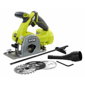 ryobi one+ 18v cordless 3-3/8 in. multi-material plunge saw (tool only)