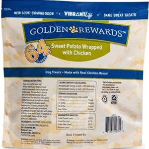 Golden Rewards Sweet Potato Wrapped with Chicken Dog Treats (64 Ounces)