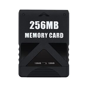 mcbazel 256mb memory card for playstation 2, high speed game memory card compatible with sony ps2