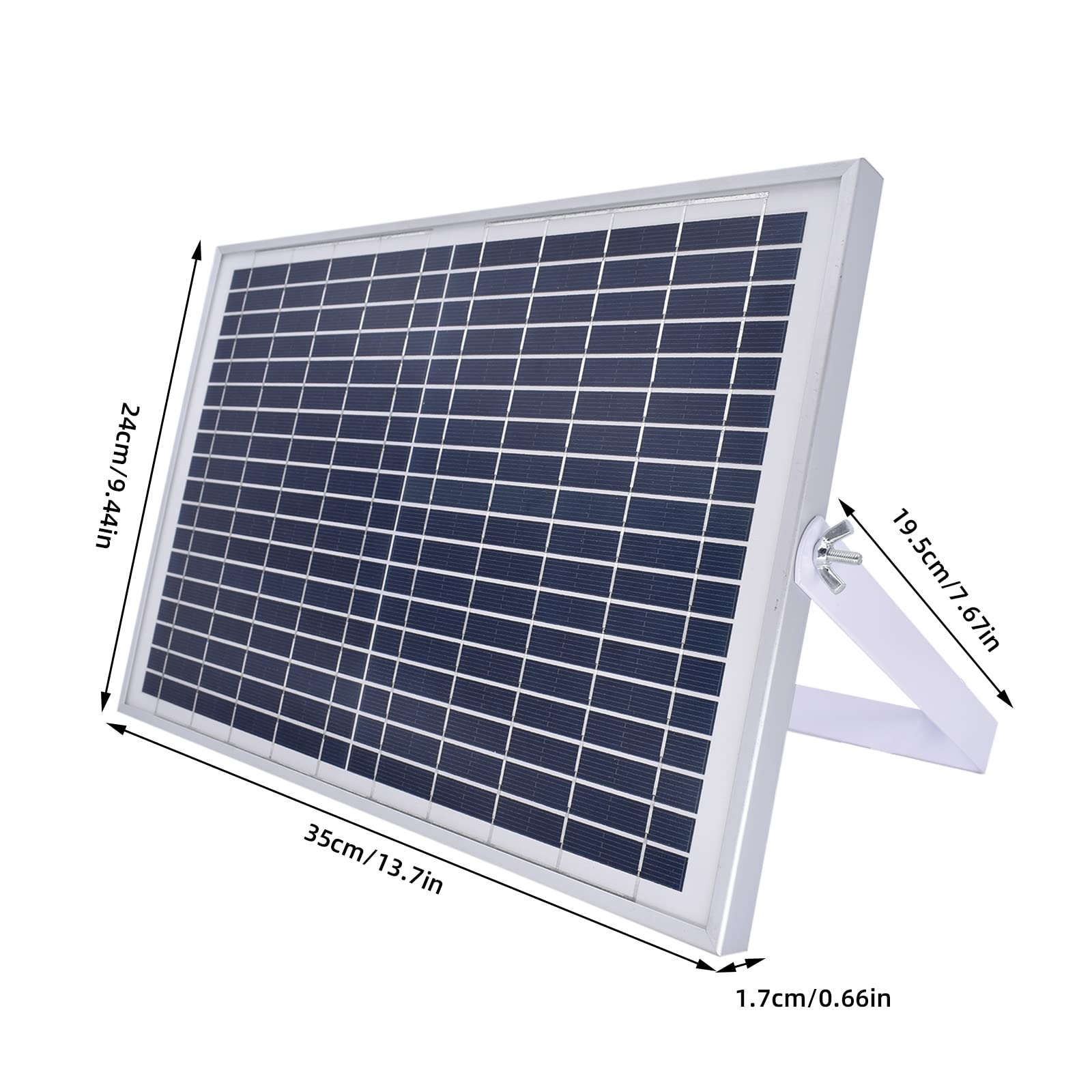 Solar Rechargeable Battery Pack for Automatic Chicken Coop Door, Solar Power Panel with Adjustable Angle Bracket, 3000 mAh 12V Battery, Suitable for Our 12V Voltage Automatic Chicken House Door