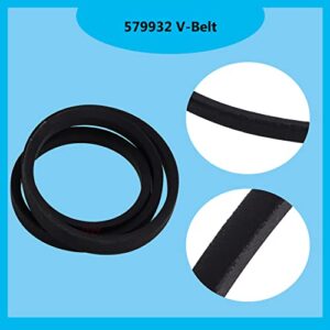 YUSUKEGU 579932MA & 585416 Snow Blower Drive Belt Compatible with Murray Craftsman Two-Stage Snowblower 754-0275 954-0275 954-0282 579932 585416MA