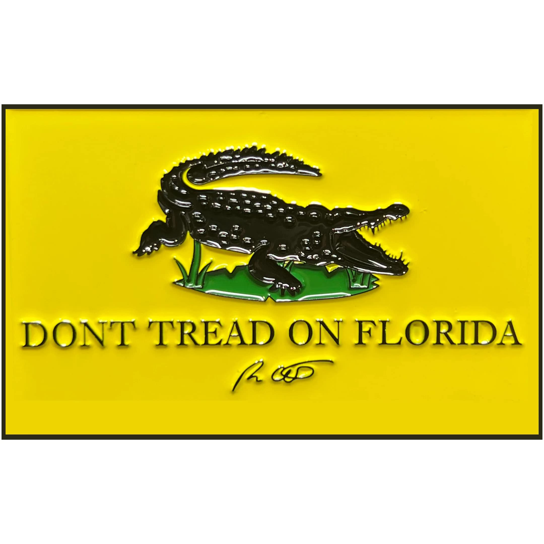 GL1-003 Florida Governor Ron Desantis Inspired Don't Tread on Florida 2nd Amendment Flag Challenge Coin