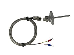 tri-clamp waterproof k type thermocouple temperature sensors probe with detachable connector for tri-clamp pipe temperature measurement
