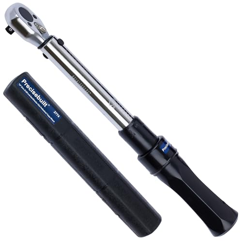 Precisebuilt 3/8" Drive 35-200 in-lb (4.8-23.4 Nm) Dual-Direction Click Professional Torque Wrench