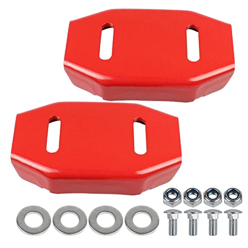 HUSWELL Snowblower Skid Shoes 2 Pack with Mounting Hardware for Ariens Universal 2 Stage Snow Thrower 01028600 02483859 24599 2483859 106500 245995 2483851…