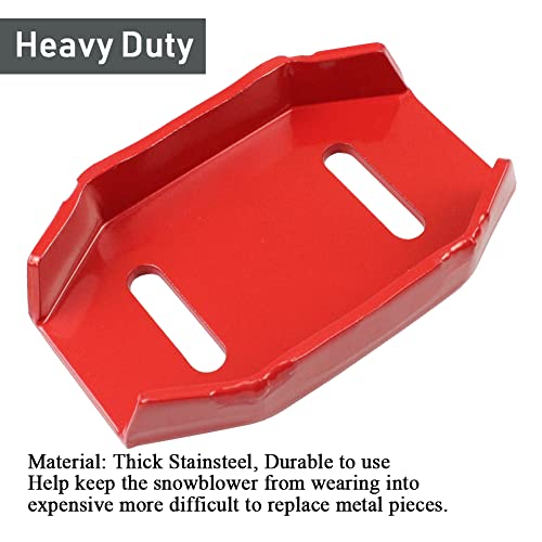 HUSWELL Snowblower Skid Shoes 2 Pack with Mounting Hardware for Ariens Universal 2 Stage Snow Thrower 01028600 02483859 24599 2483859 106500 245995 2483851…