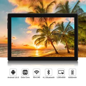 AAUB Tablets 10 inch Android Tablet, Octa-Core, 5G WiFi 1080P HD Touchscreen, 3GB + 32GB, 6000mAh Battery 13MP Dual Camera Smart Tablet PC, Bluetooth GPS 2023 New