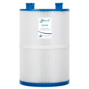 yoozell yz672e. spa filter cartridge compatible with unicel c-7367 75sq.ft pdo75-2000 filbur fc-3059 tier1 pas-1223 dimension one 1561-00 darlly 70759 1 pack