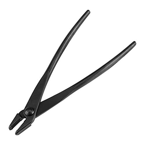 Bonsai Pliers, 200mm Black Manganese Steel Alloy Branch Pliers Bonsai Wire Plier with Round End for Safe Use Gardening Tool Bonsai Tools