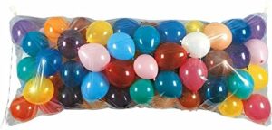 plastic balloon drop bag, with 12 foot rip cord