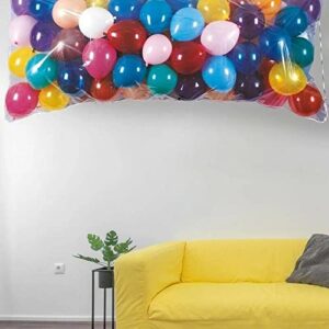Plastic Balloon Drop Bag, With 12 Foot Rip Cord