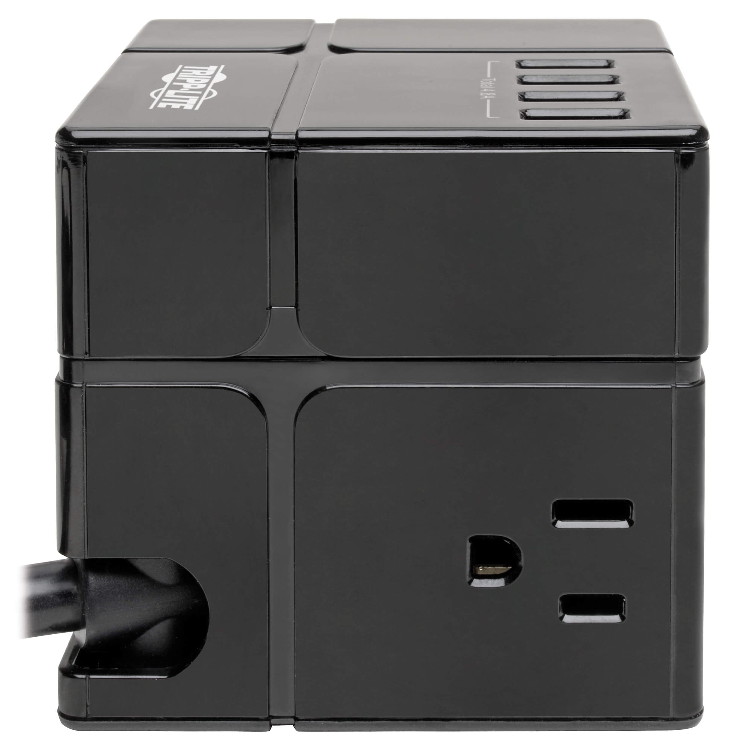 Tripp Lite Safe-IT Cube Surge Protector & Charging, 3-Outlets, 6-USB Ports, 8ft / 2.4M Cord, 50,000 Insurance & Limited Life Manufacturer's Warranty (TLP368CUBEUAM)