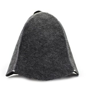 askold ukrainian sauna hat gray for sauna banya bath house - felt sauna hat finnish ukraine sauna hat russian banya hat for men sauna hat for men