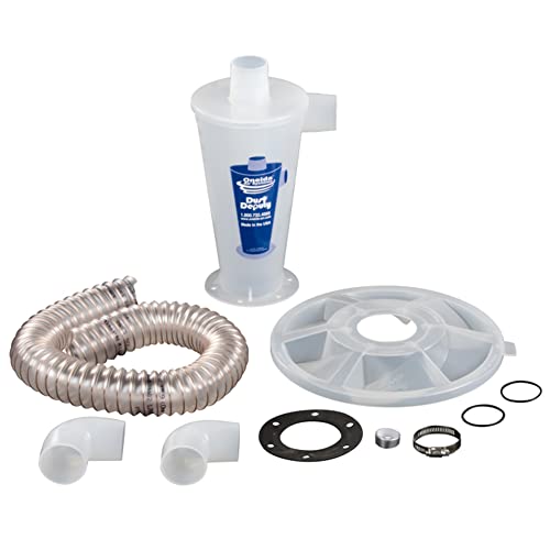 Dust Deputy Plus Anti-Static Retrofit Cyclone Separator Kit for Wet/Dry Shop Vacuums with Collapse-Proof Bucket Lid and Hose (DD Plus)
