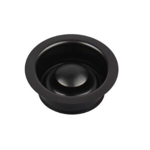 hausinluck garbage disposal flange, black garbage disposal drain garbage disposal sink flange and stopper, garbage disposal flange plug for 3-1/2 inch drain hole, sink flange and stopper