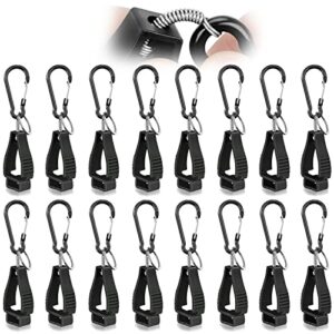 nanhong 16 pieces glove clips for work glove holder clip, construction worker for glasses helmets glove grabber clip