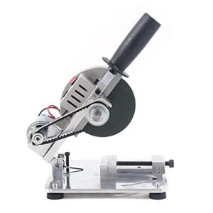 Portable Table Saw Miter Saw, Manual Chop Saw Cutting Machine for Crafts Wood Plastic Aluminum Alloy Acrylic Cutting, Angle and Cutting Depth Adjustable, Soft Metal Cutting Machine with Saw Blade