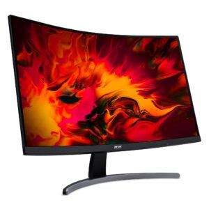 Acer Nitro ED271U Xbmiipx 27" 1000R Curved VA WQHD 2560 x 1440 Gaming Monitor | AMD FreeSync Premium | Up to 240Hz | Up to 0.5ms | DisplayHDR400 | 95% sRGB | 1 x Display Port & 2 x HDMI 2.0 Ports