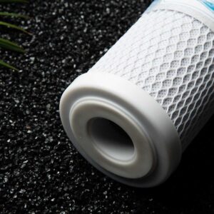 CTO Carbon Block Filters 10" x 2.5" Activated Carbon Block Carbon Filter (5 Micron) Compatible with Most 10" Standard Whole House Water Filtration Systems Under Sink