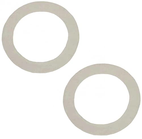 Aretle Replacement Spa Hot Tub Pump Heater Union Gasket/O-Ring 711-4030 and 711-4010 Ribbed Gasket and Flat Gasket Works on Variety of Spas Pools(2 Pairs)