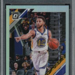 Stephen Curry 2019 Panini Donruss Optic Hologram Basketball Card #8 PSA 10