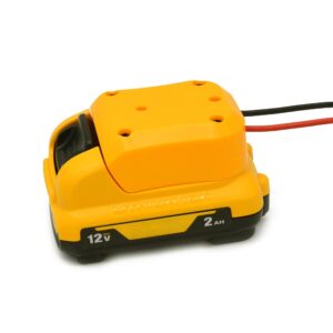 ironface adapter for dewalt 12v max battery, power connector,power tool battery converters,color random（black or yellow）