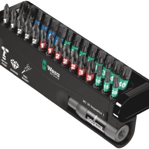 Wera 8100 SA/SC 2 Kit con cricchetto Zyklop Speed con attacco da 1/4 e 1/2, metrico, 43 pezzi & Bit-Check 30 Impaktor 1, 30 pezzi