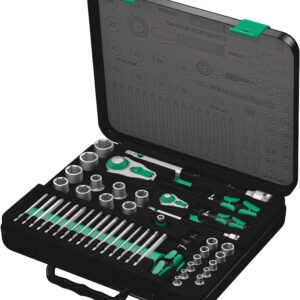 Wera 8100 SA/SC 2 Kit con cricchetto Zyklop Speed con attacco da 1/4 e 1/2, metrico, 43 pezzi & Bit-Check 30 Impaktor 1, 30 pezzi