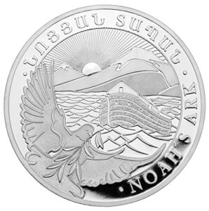2022 am noah’s ark 1 oz silver coin 999 500 drams brilliant uncirculated new