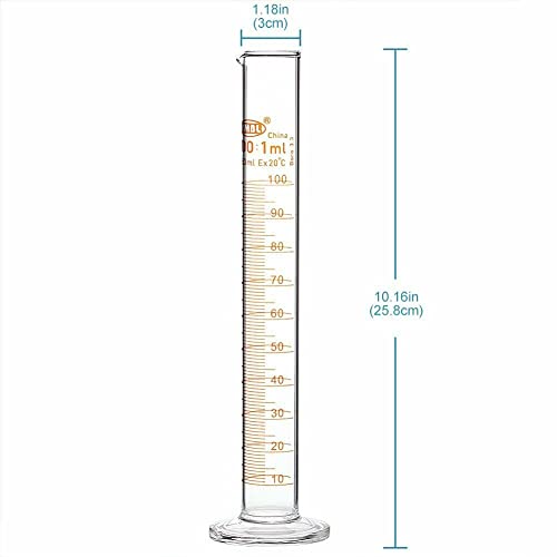 BioRing Alcohol Hydrometer 0-100% Accurate Meter for Whiskey Moonshine Distill Test Jar (Wood Box+Glass jar)