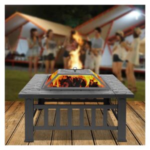 LIUXUEFE Outdoor Fire Pit, Burner, Courtyard Heater, Barbecue Party Picnic