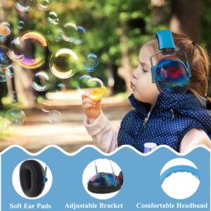 PROTEAR Kids Ear Protection Safety Ear Muffs, NRR 25dB Noise Reduction Children Earmuffs, Hearing Protectors for Sleeping, Studying, Airplane, Concerts, Fireworks-Sunset Glow