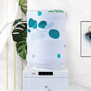 Water Dispenser Barrel Dust Cover Fabric Water Cooler Dust Proof Covers Decoration, Reusable Anti-dust Cover for Water Dispenser Bucket Protector for Standard 5 Gallons In Home, Office.[PLANT], White