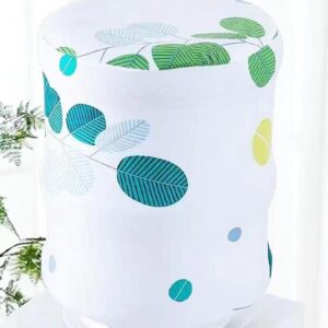 Water Dispenser Barrel Dust Cover Fabric Water Cooler Dust Proof Covers Decoration, Reusable Anti-dust Cover for Water Dispenser Bucket Protector for Standard 5 Gallons In Home, Office.[PLANT], White