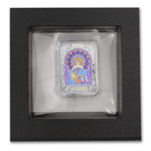 2021 28.28 g Cameroon Proof Silver Bar Tarot X. Fortune Colored Coin (in Capsule) with an Original Certificate of Authenticity 1000 CFA franc PF