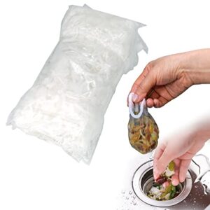 500 pcs disposable kitchen sink strainer filter bags, five month supply, mother's day women's day gift