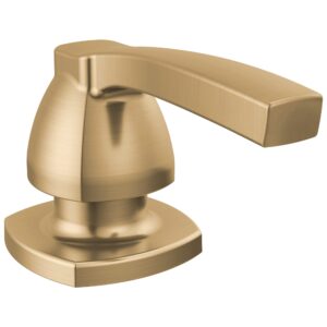 delta faucet rp101629czpr stryke soap dispenser, lumicoat champagne bronze