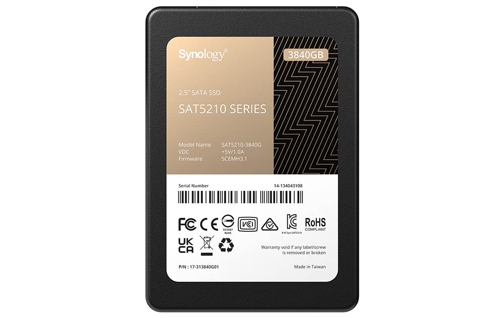 Synology 2.5" SATA SSD SAT5210 3840GB (SAT5210-3840G)