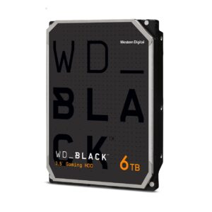 wd_black 6tb gaming internal hard drive hdd - 7200 rpm, sata 6 gb/s, 128 mb cache, 3.5" - wd6004fzwx