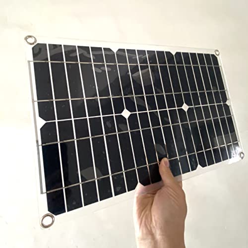 Solar Panel 20Wfor USB Fan Ventilation Motorhome Chicken Coop USB Water Pump Air Purifier Doghause