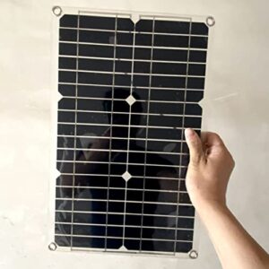 Solar Panel 20Wfor USB Fan Ventilation Motorhome Chicken Coop USB Water Pump Air Purifier Doghause