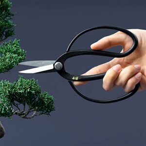 Wazakura Yasugi Steel Made in Japan Traditional Bonsai Scissors 7 inch (180 mm), Pruning Shears, Japanese Gardening Tools - Yasugi Steel Traditional Bonsai Scissors