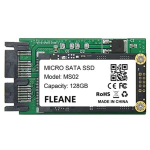 fleane 128gb ms02 micro-sata ssd compatible with hp 2740p 2730p 2540p ibm x300 x301 t400s t410s replace mk1229gsg mk1629gsg mk2529gsg 1.8" hdd (128gb)